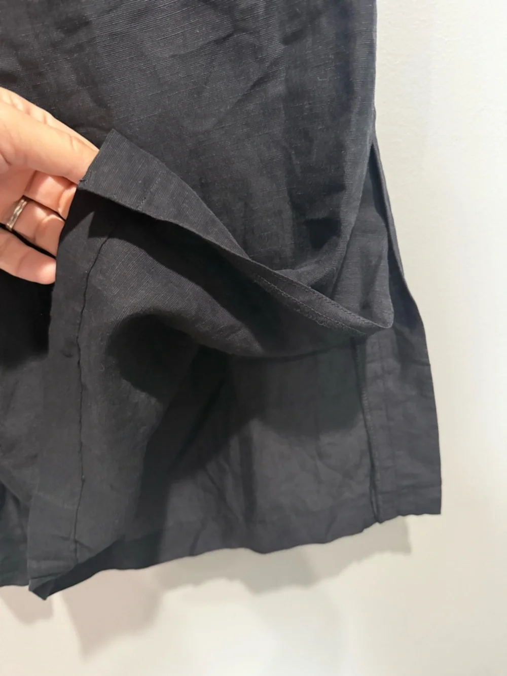 Picadilly Women’s Size 12 Wide Leg Crop Black Pants